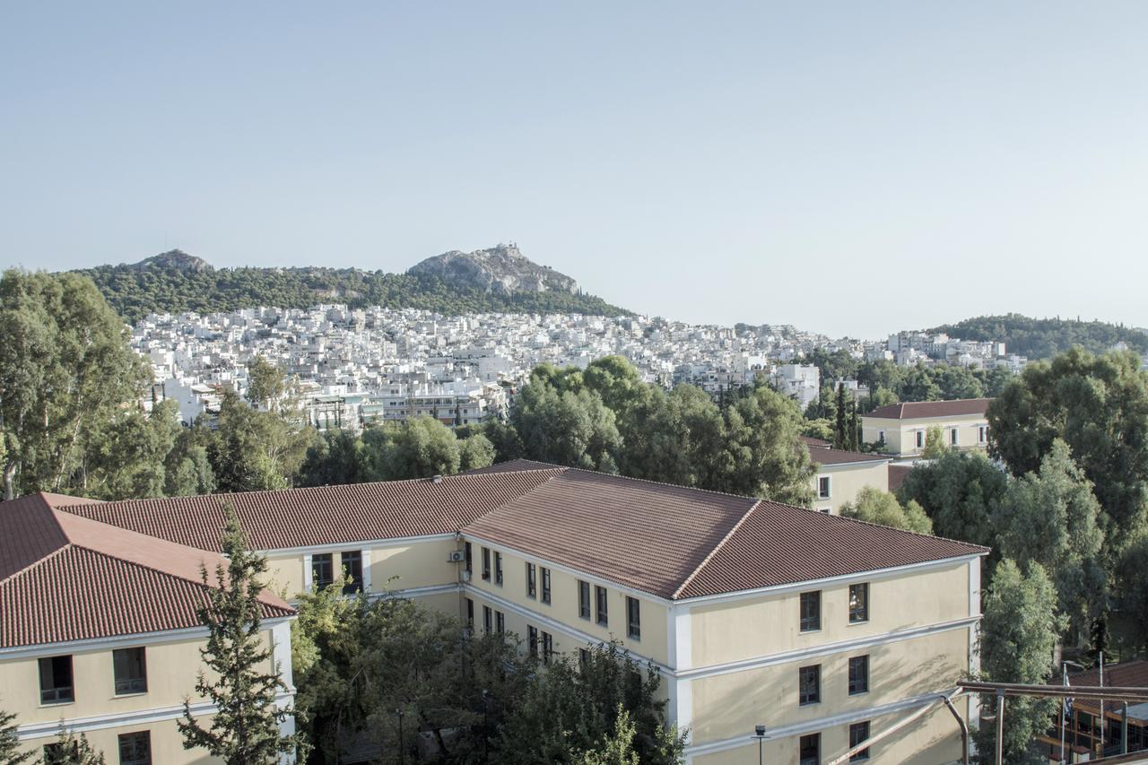 Ferienwohnung Top Floor Studio With Endless View Athen Exterior foto
